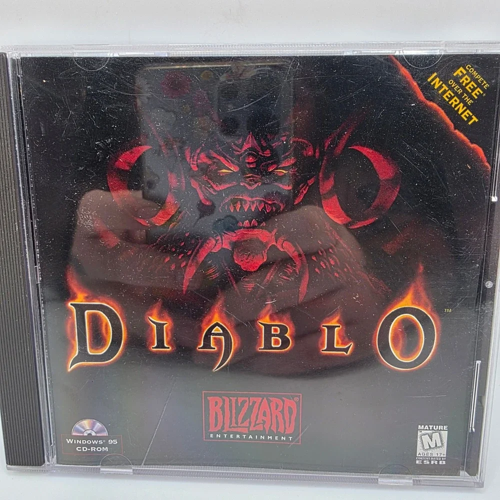 Blizzard Diablo PC 1996 Windows 95 CD-ROM Original Jewel Case Action RPG Vintage